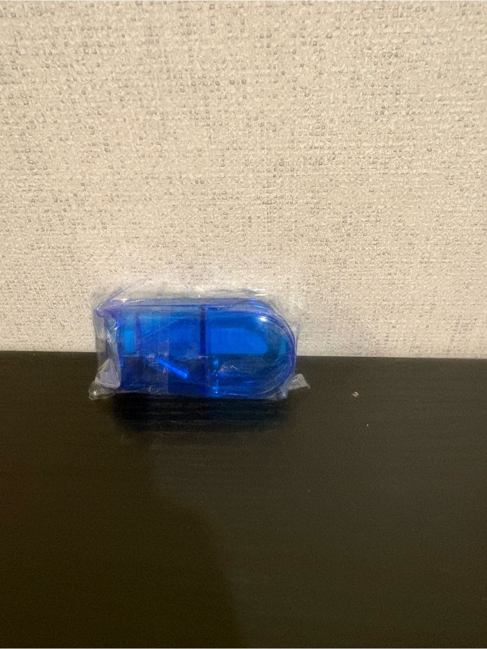 Blue Translucent Capsule-Style Case